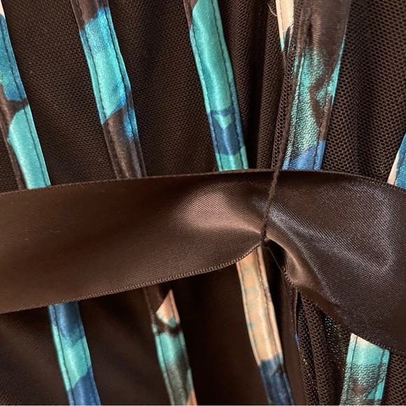 J.R. Nites Striped Midi Dress with Belt, 22W - Picture 13 of 15